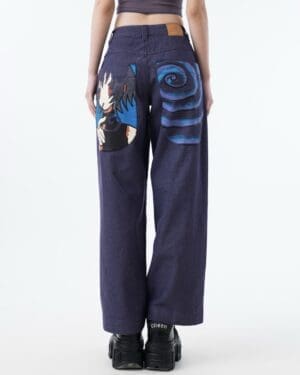 Purple Vortex Jeans