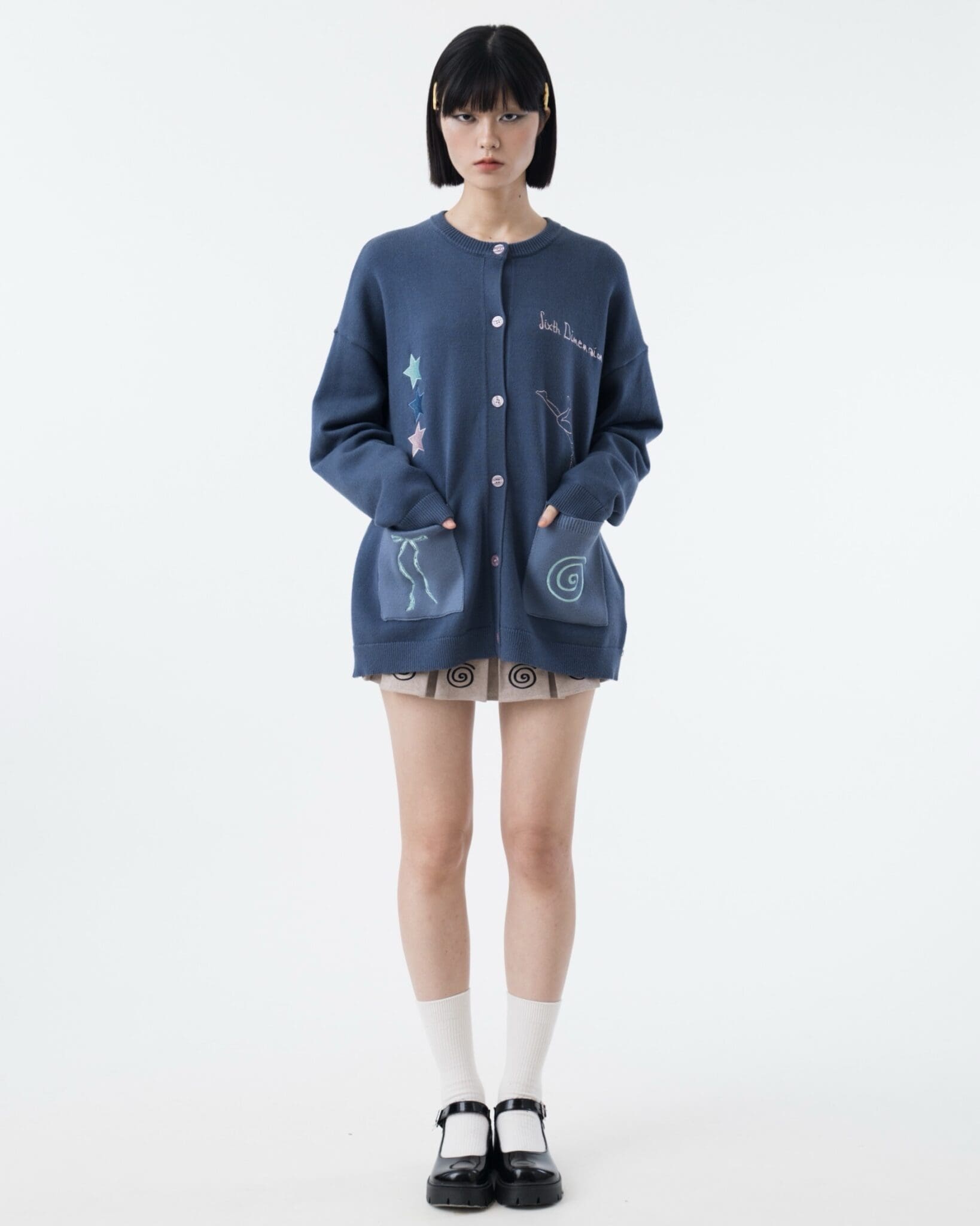 Confetti Embroidery Cardigan – sixthdimension.shop Confetti Embroidery Cardigan – sixthdimension.shop