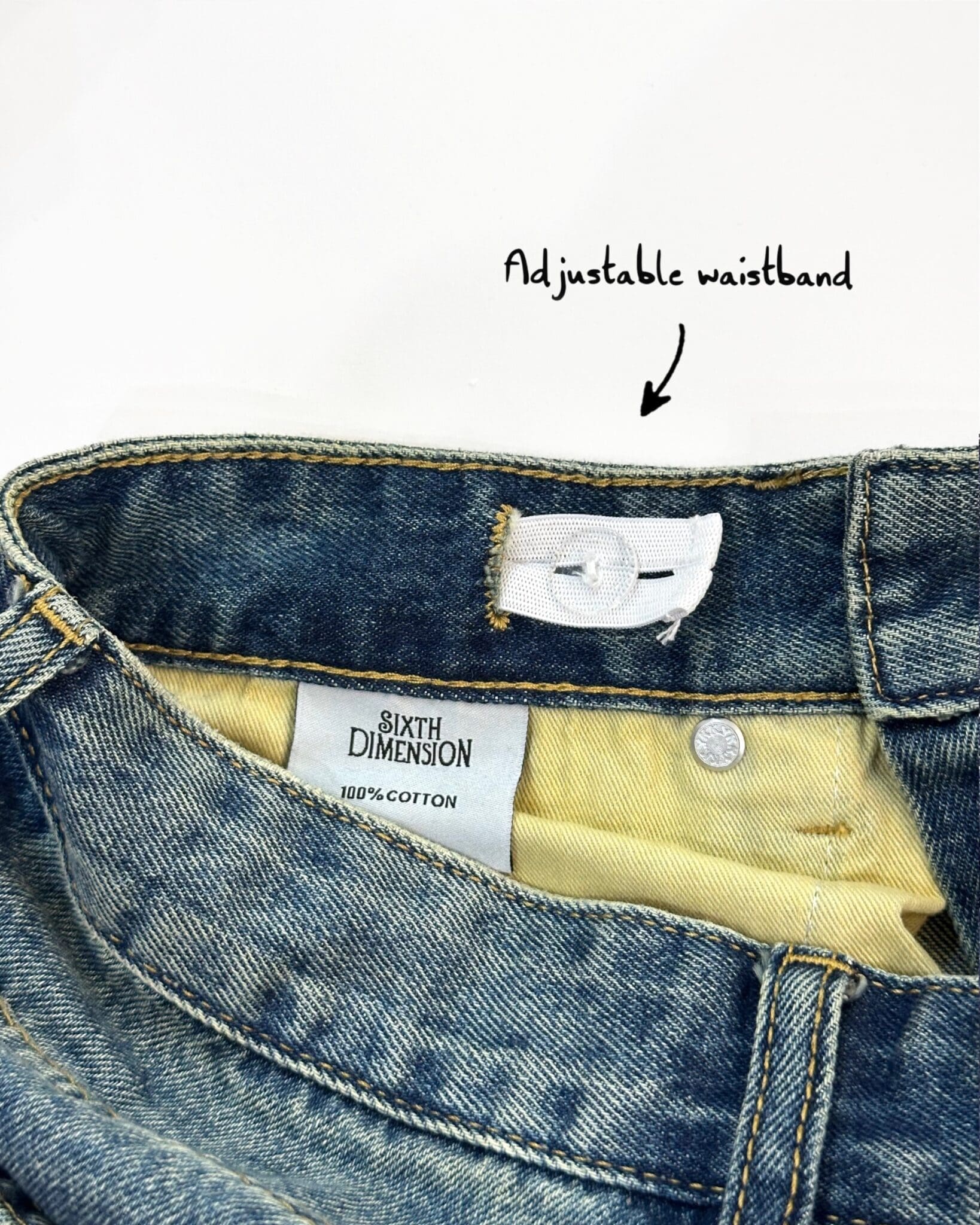 Mada Adjustable Jeans – sixthdimension.shop