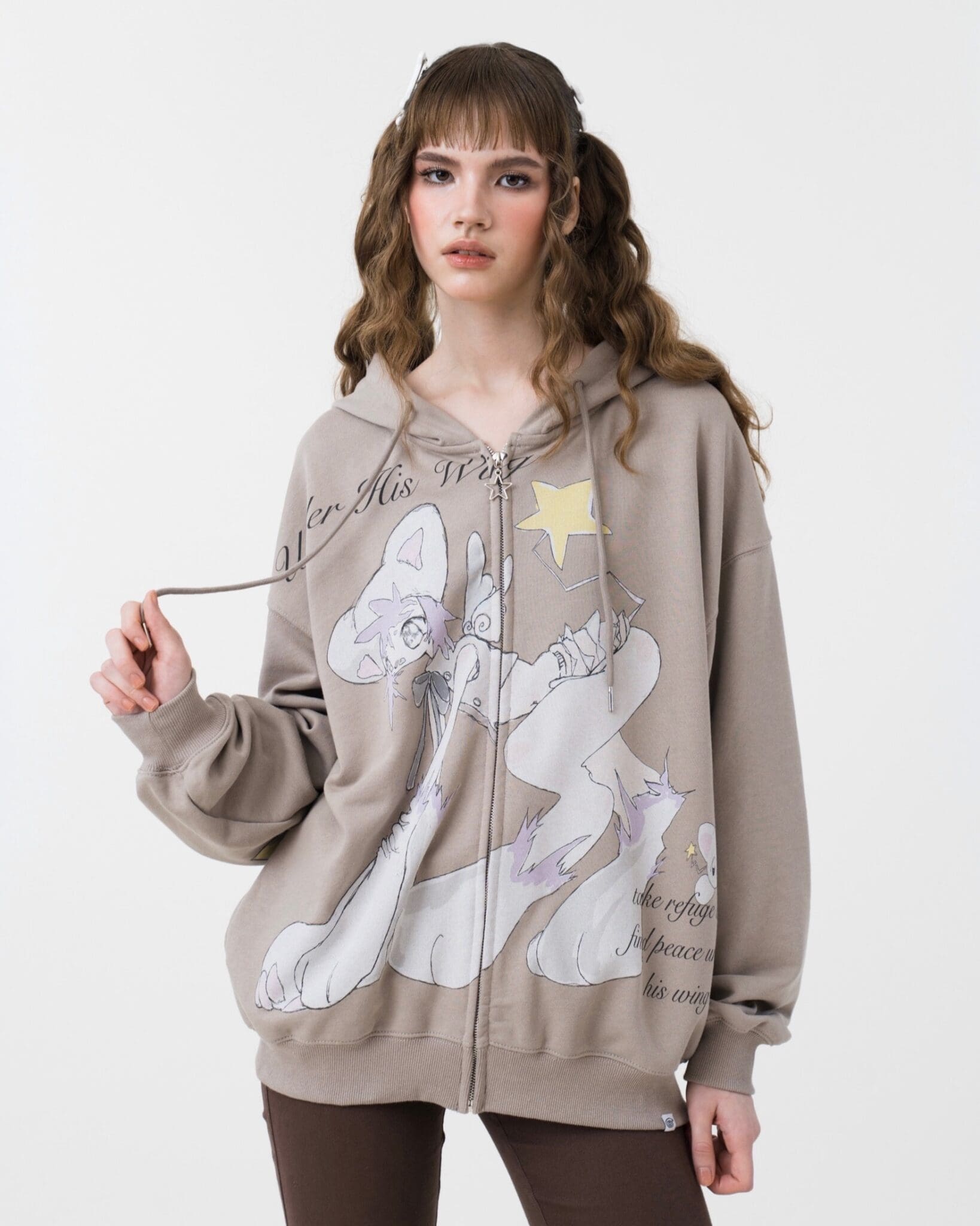 【Rosen Kreuz】oversized belt hoodie Rosen Kreuz】oversized belt hoodie black Rosen Kreuz