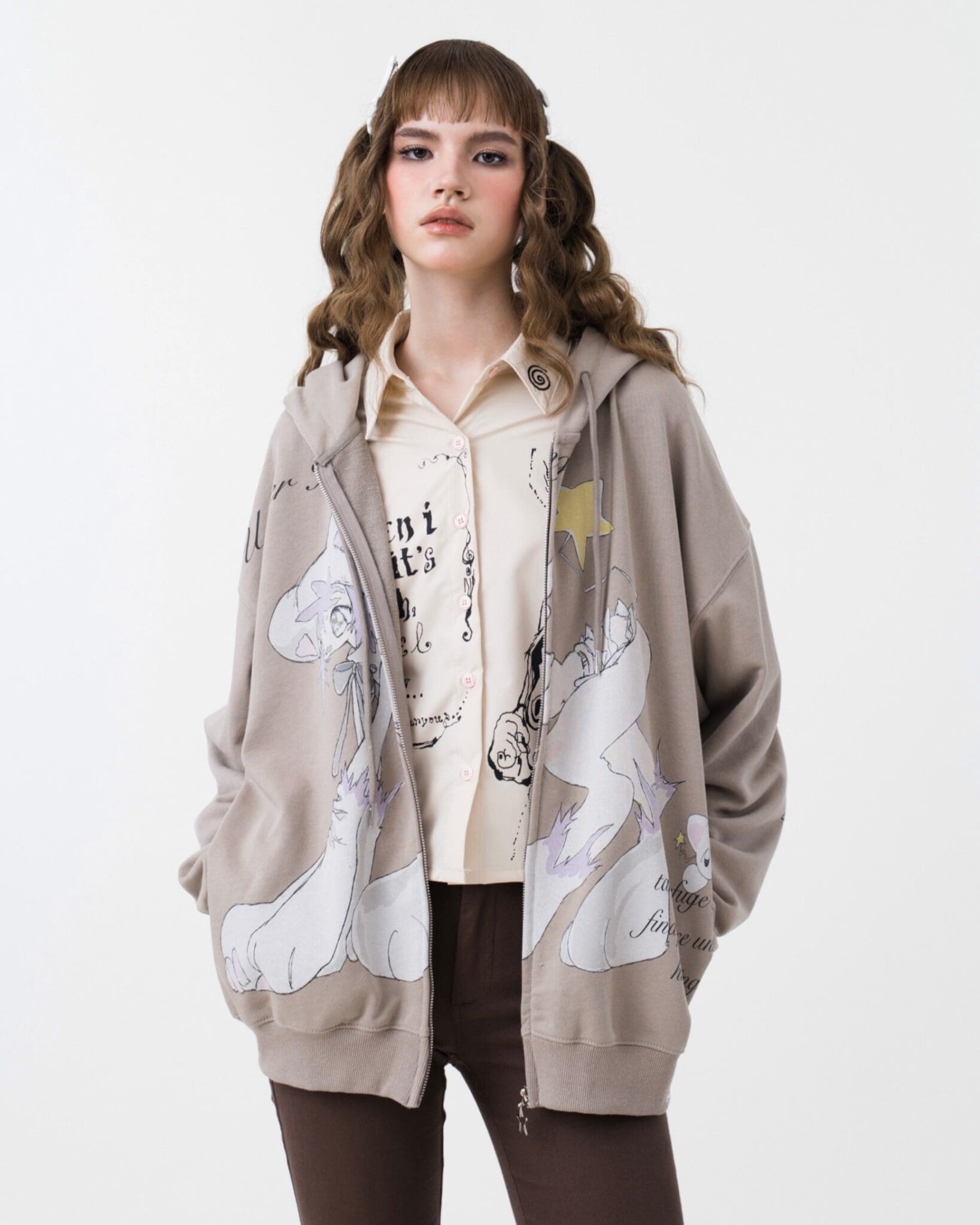 ◆新品(М)◆Sphery Rendezvous Sweat Shirts Ruki Oversized Sweatshirt – sixthdimension.shop