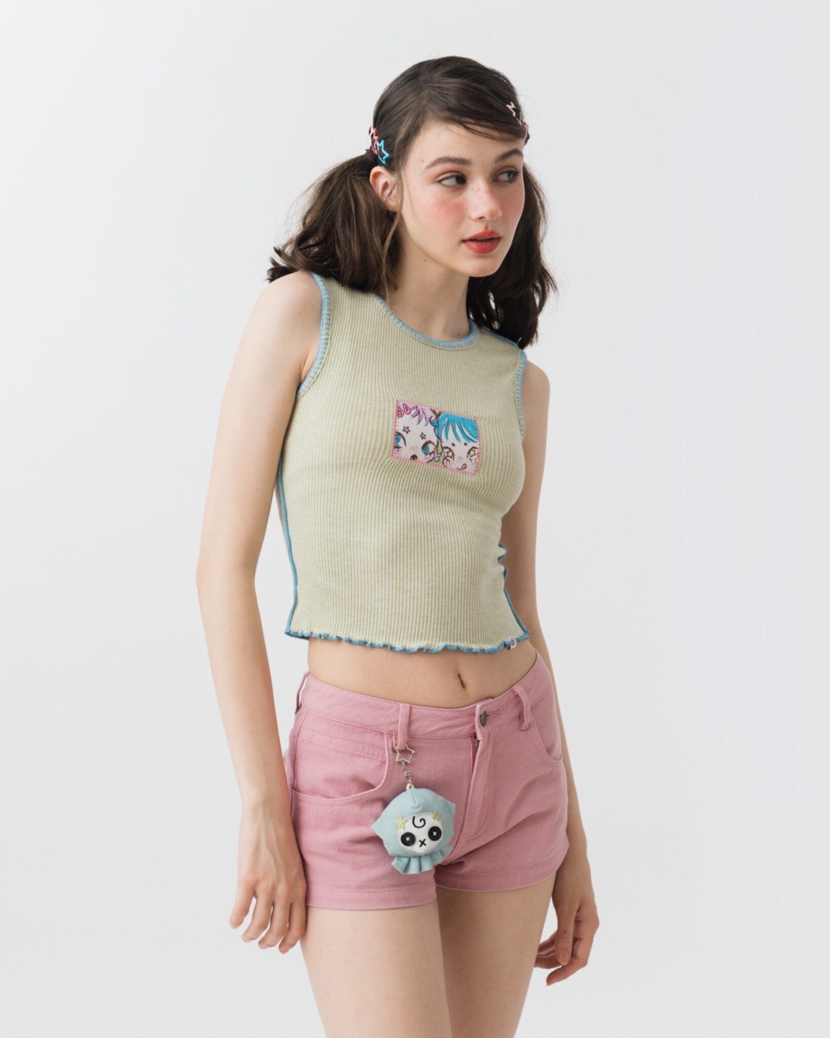 トップス ZOE tiny tank / pink / 241ZOE-CU03 Zoe Tank – sixthdimension.shop