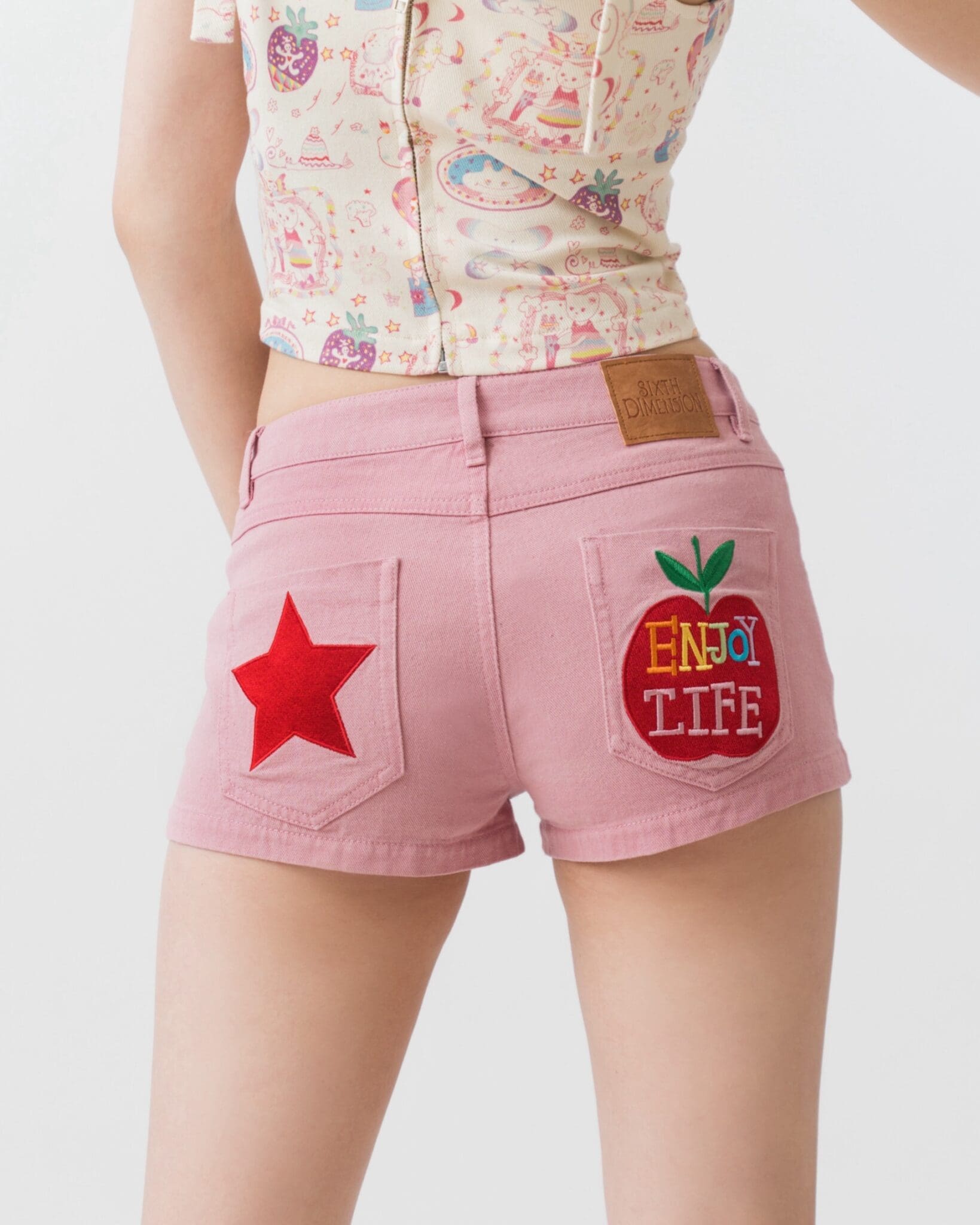 Pompom Pink Shorts – sixthdimension.shop