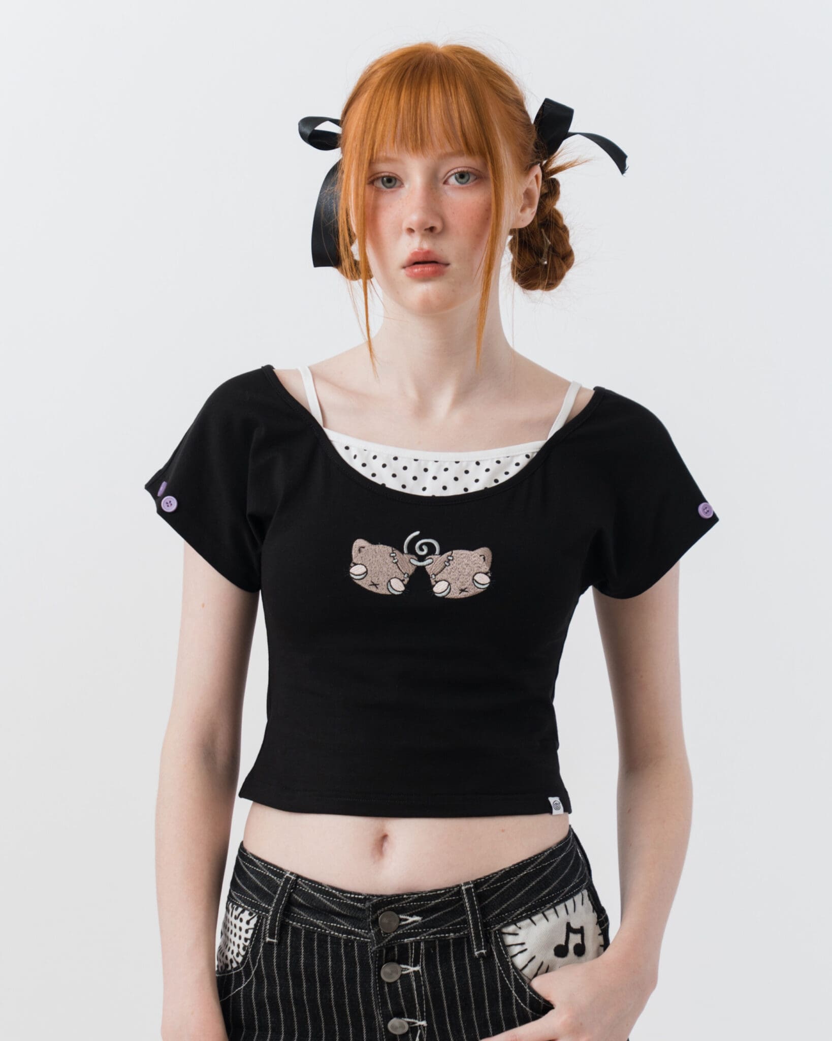 Twin Cats Tee