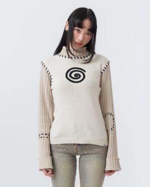 Stitches Turtle Neck Sweater