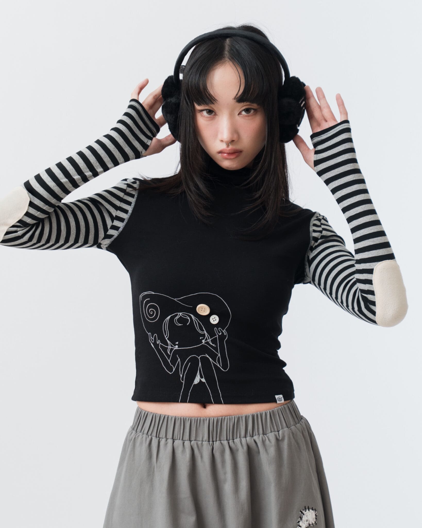 未使用PECO CLUB Print switching turtle neck 未使用PECO CLUB Print switching turtle neck 【公式通販】