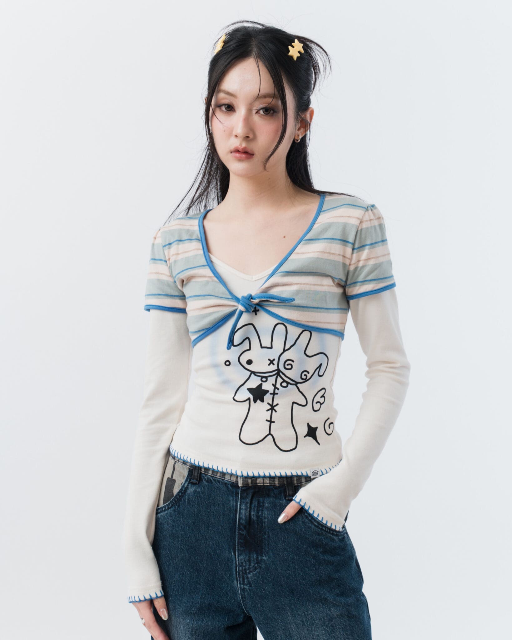 Blue Ribbon Top – sixthdimension.shop