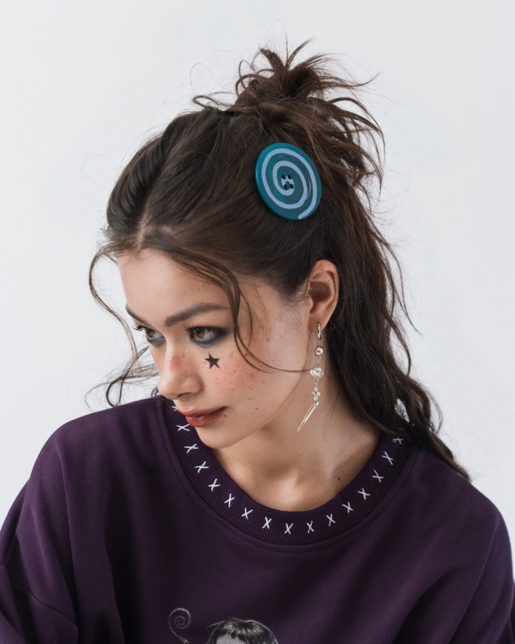 Candy Button Hairclip