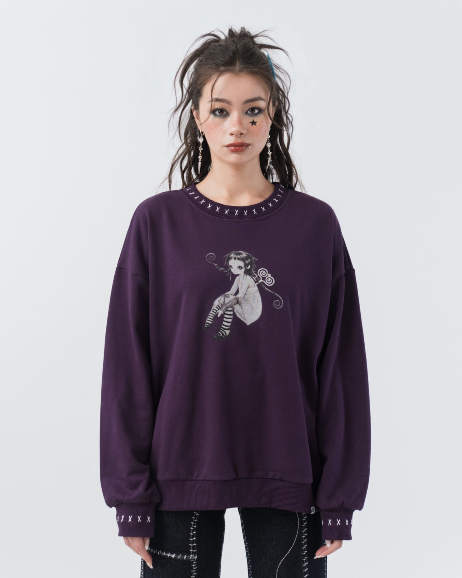 最終値下げ　Girls Don’t Cry Sweatshirt パープル XL 2FEEE548-08FF-4C9B-9778-