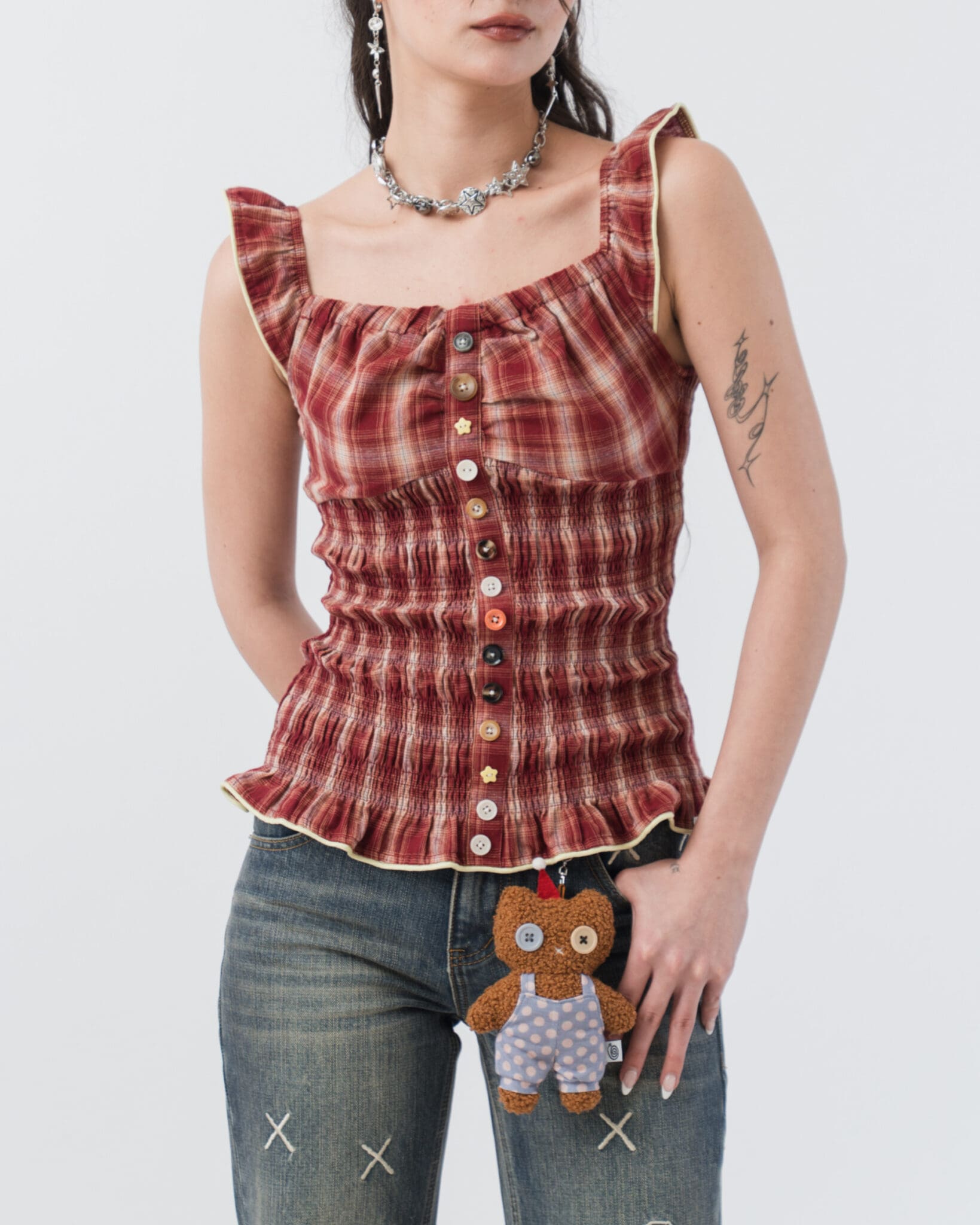 くまちゃ　ぺージ Carnival Teddy Keychain – sixthdimension.shop