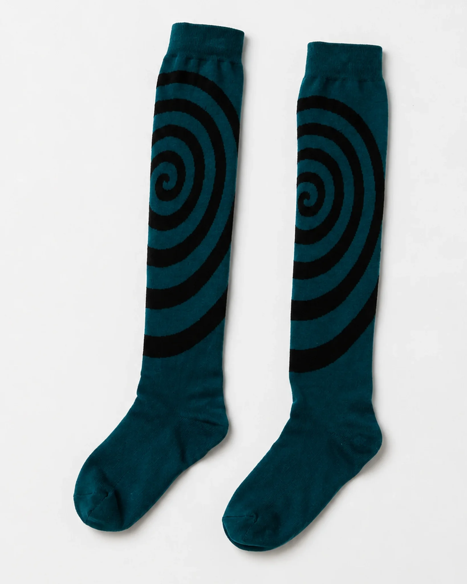 Mint Swirls Knee Socks