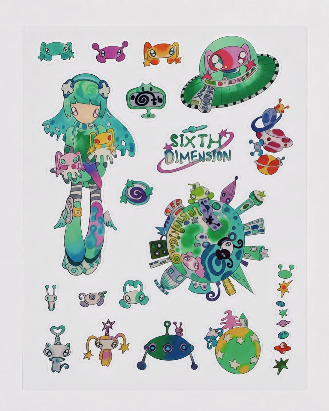 Space 99 Sticker Sheet