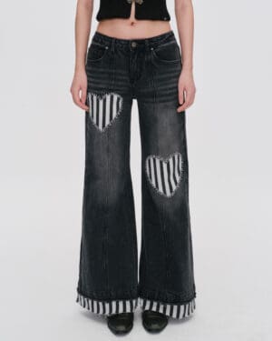 Hollow Hearts Jeans